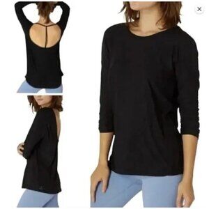 Beyond Yoga Featherweight Moonrise Pullover - XS Charcoal Black